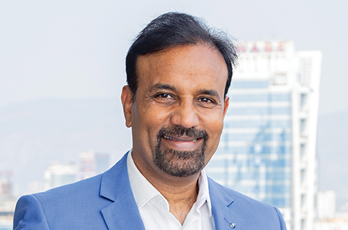 Portrait of Santosh Rathod, Country Manager and Managing Director at Trinseo India