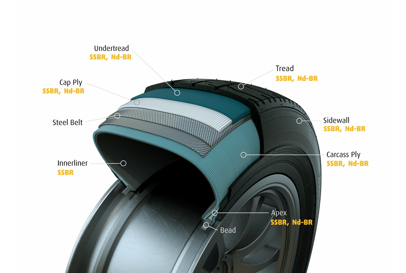 Diagram of a Tire