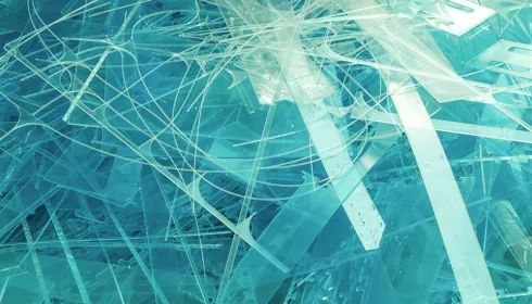 image of mechanical recycling process